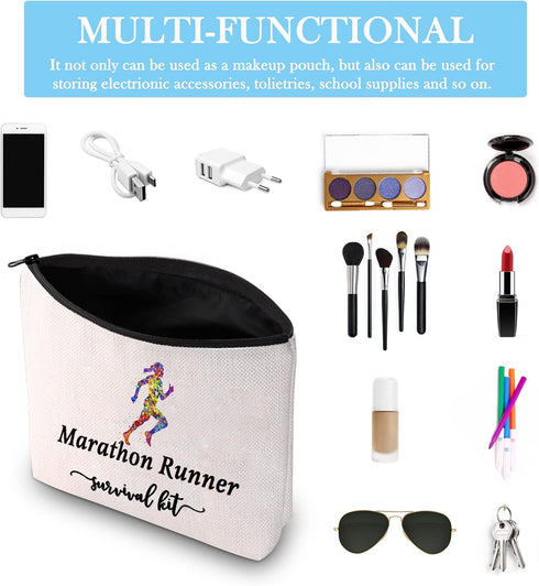 Marathon Runner Zipper Pouch  The Ultimate Running Essential